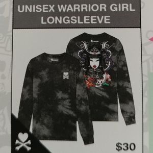 tokidoki brand new Warrior Girl unisex shirt
